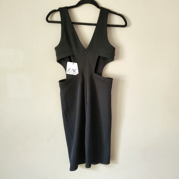 Zac Posen Black Sleeveless Dress NWT Size 6 - Picture 8 of 10